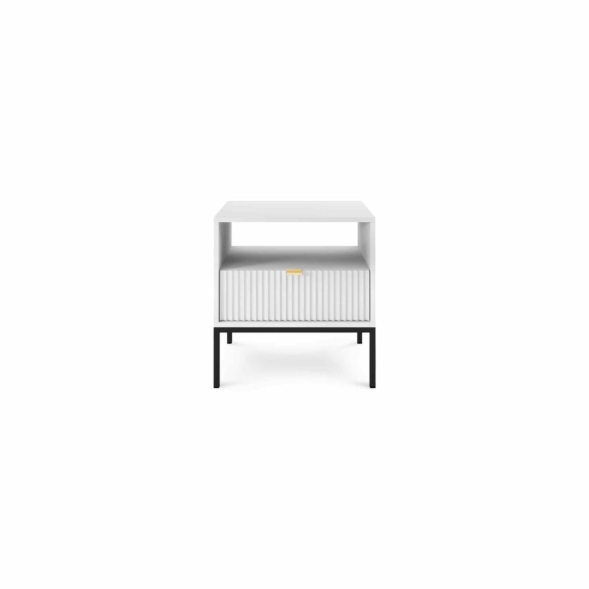 Szafka nocna Roza z szufladą 54x56 cm w stylu glamour – zdjęcie 13