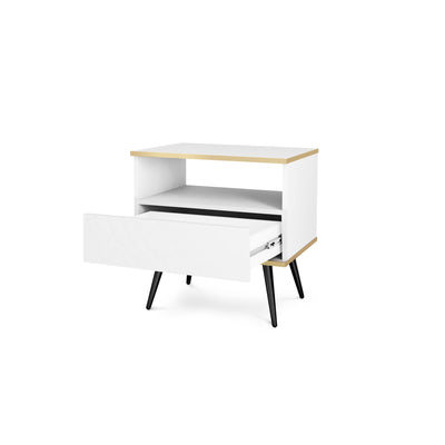 Meva Bedside Table 54x59 cm, Modern Classic Style – photo 12