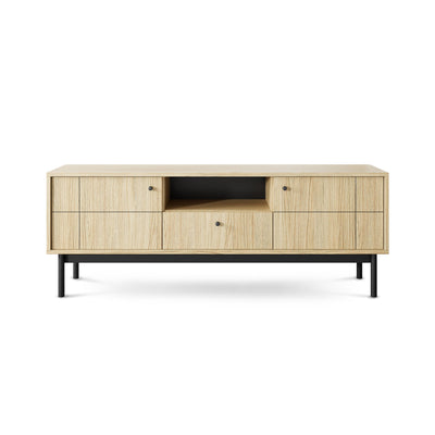 Szafka RTV Sabi 154x57 w stylu minimalistycznym – zdjęcie 8