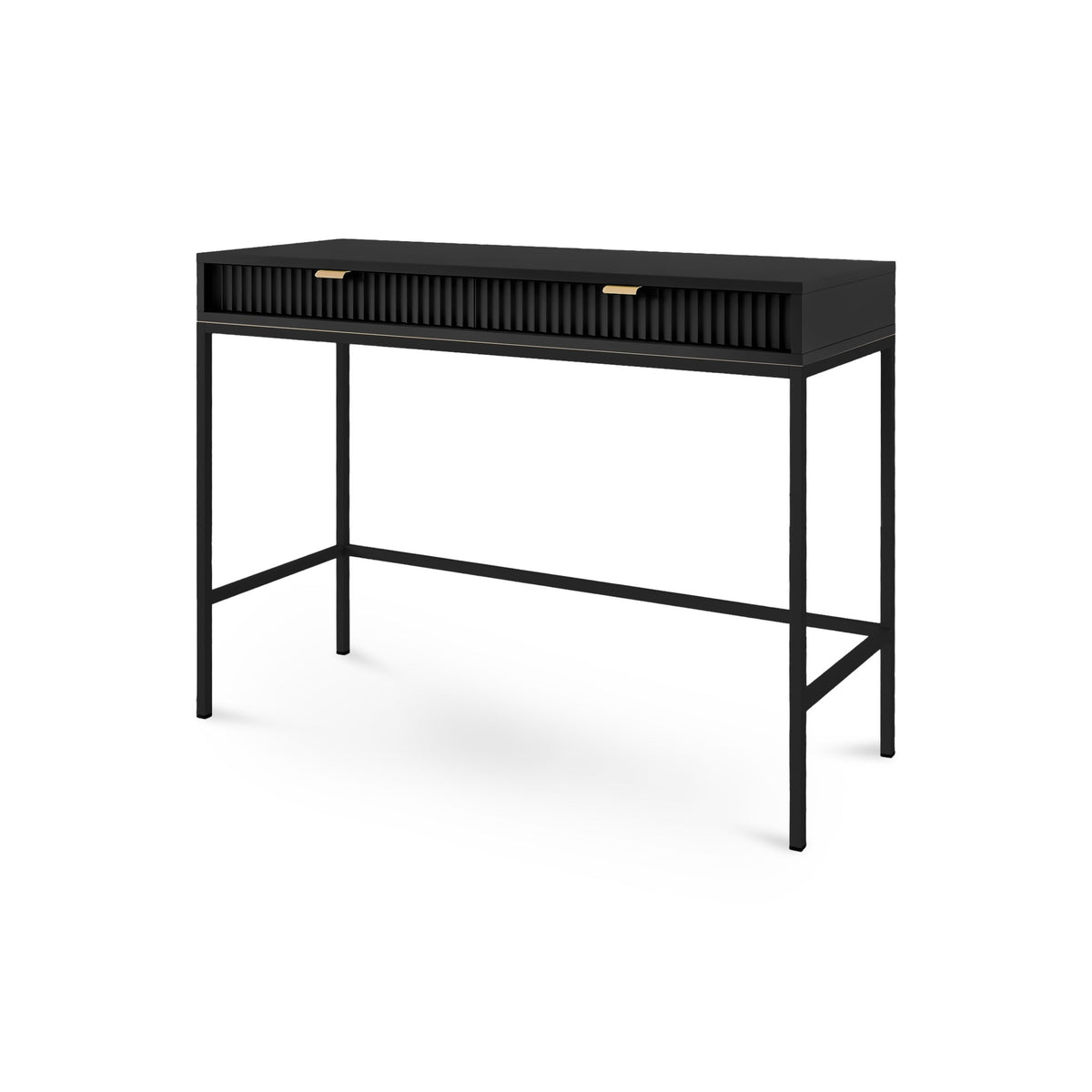 Roza Dressing Table 104x78 cm, Glamour Style – Black