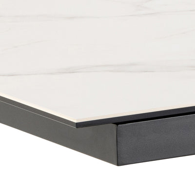 Lorrins Extendable Dining Table 168–210x76 cm, Modern Style – close-up of details and texture