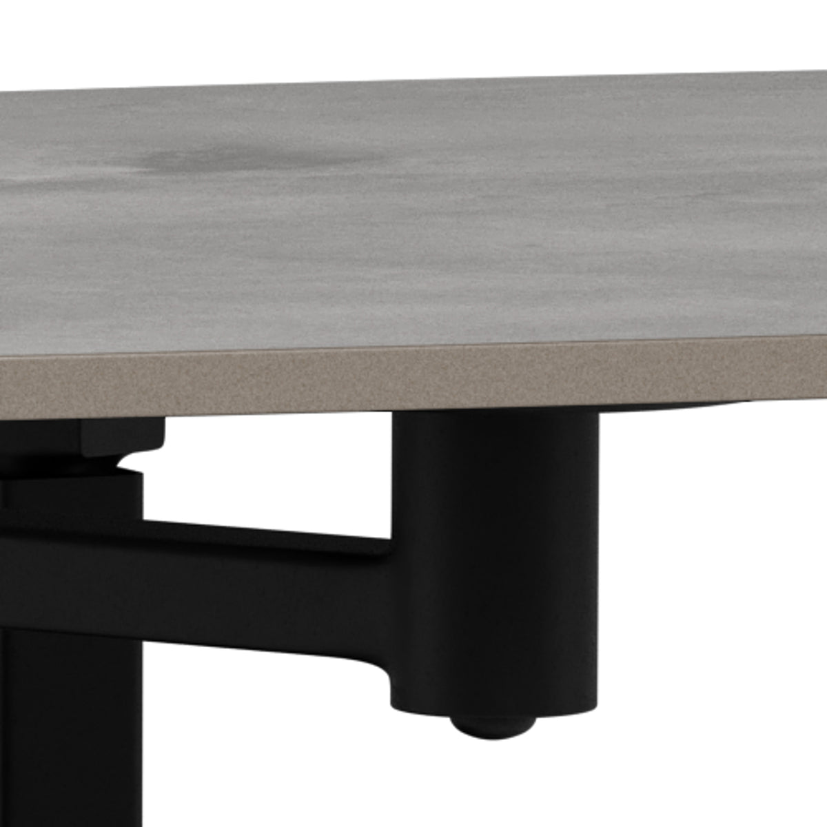 Dualis Coffee Table with Rotating Top 128x40 cm, Loft Style – close-up of details and texture